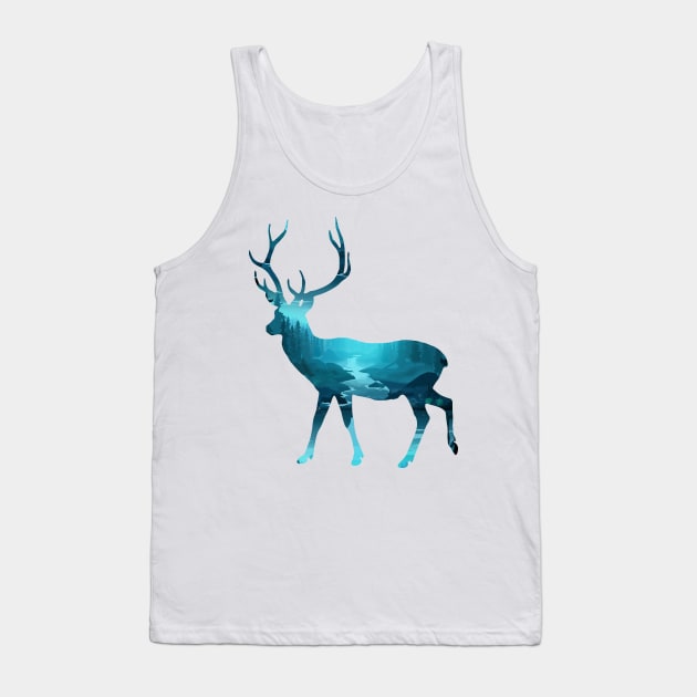 Precious Deer Tank Top by giantplayful